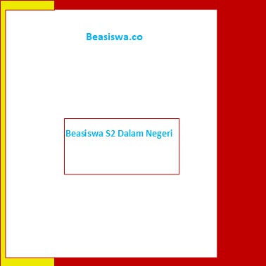 Beasiswa S2 Dalam Negeri