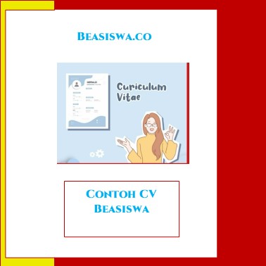 Contoh CV Beasiswa