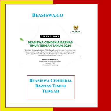 Beasiswa Cendekia Baznas Timur Tengah