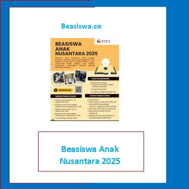 Beasiswa Anak Nusantara 2025