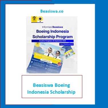 Beasiswa Boeing Indonesia Scholarship