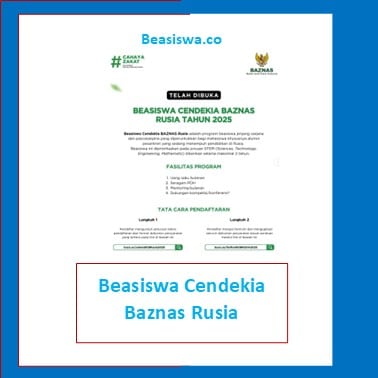 Beasiswa Cendekia Baznas Rusia