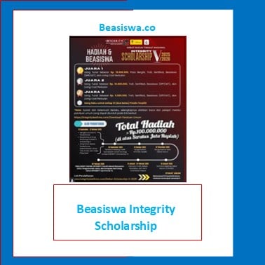 Beasiswa Integrity Scholarship
