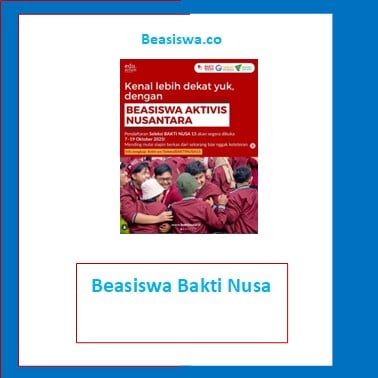 Beasiswa Bakti Nusa
