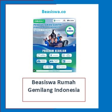 Beasiswa Rumah Gemilang Indonesia