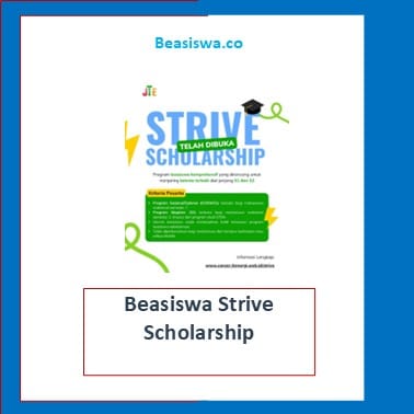 Beasiswa Strive Scholarship