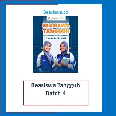 Beasiswa Tangguh Batch 4