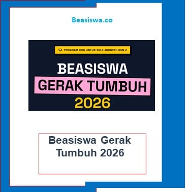 Beasiswa Gerak Tumbuh 2026