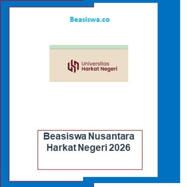 Beasiswa Nusantara Harkat Negeri 2026