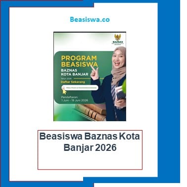 Beasiswa Baznas Kota Banjar 2026